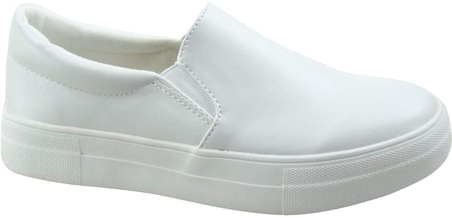 SODA Women's Perforated Slip On Sneakers