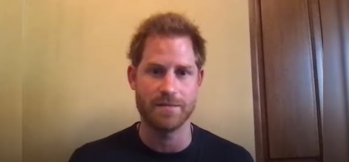 Prince Harry shared a sweet message of hope with a youth group in Britain.