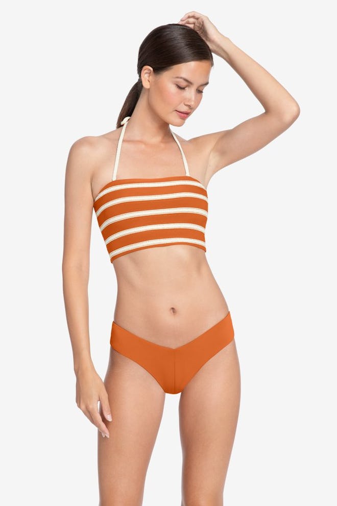 Abi Stripe Bandeau Top