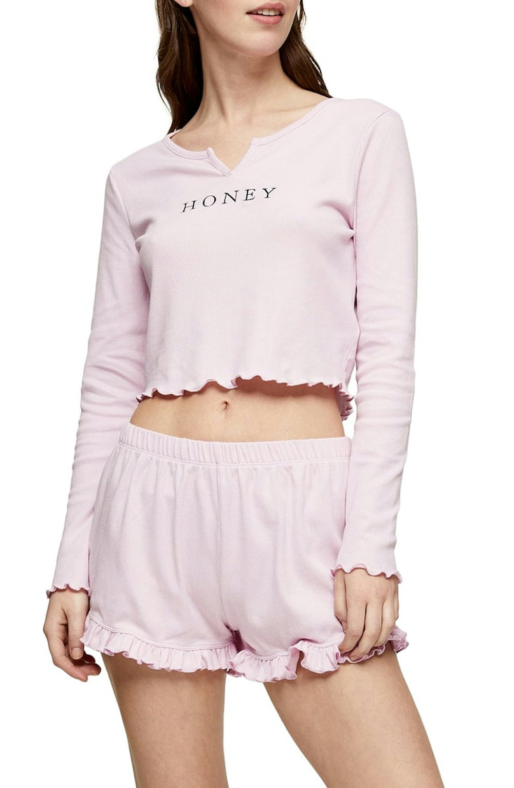 Honey Thermal Short Pajamas