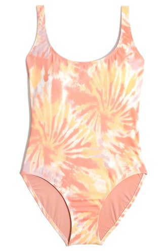 Madewell Second Wave Tank Tie Dye One-Piece Swimsuit