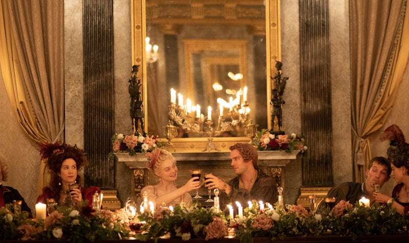 Peter III (Nicholas Hoult) and Catherine (Elle Fanning) in 'The Great'