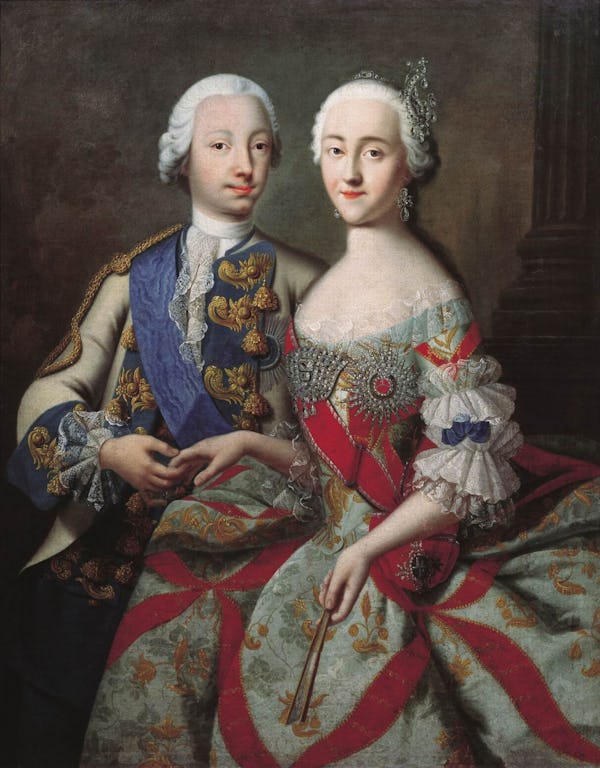 Peter the III and Catherine the Great of Russia