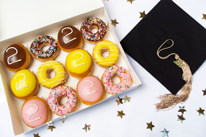 Here's how 2020 graduates can get free Krispy Kreme doughnuts on May 19.