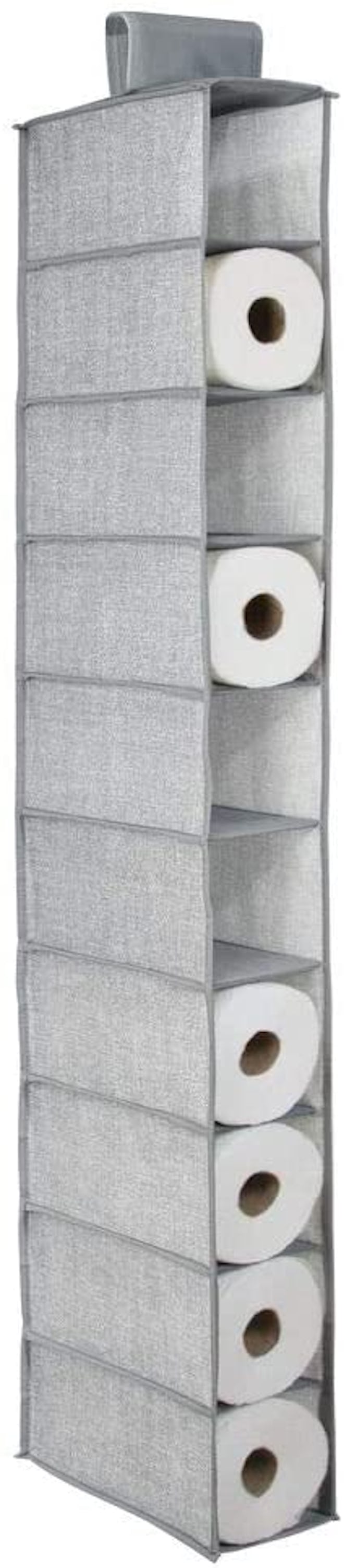 mDesign Hanging Paper Towel Storage Organizer