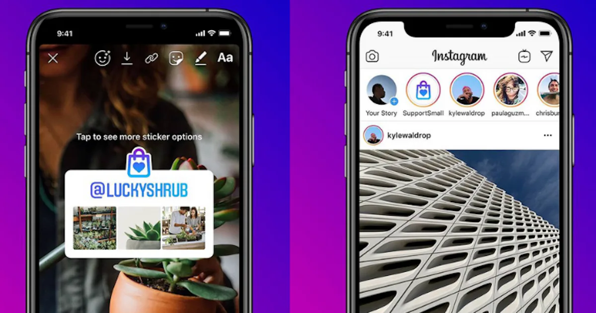 Ig Small Sticker Here's Where To Find Instagram's Support Small Business Sticker To Hype ...