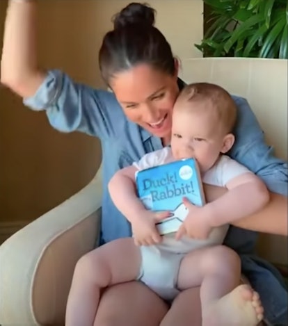 Meghan Markle read the book 'Duck! Rabbit!' to baby Archie.