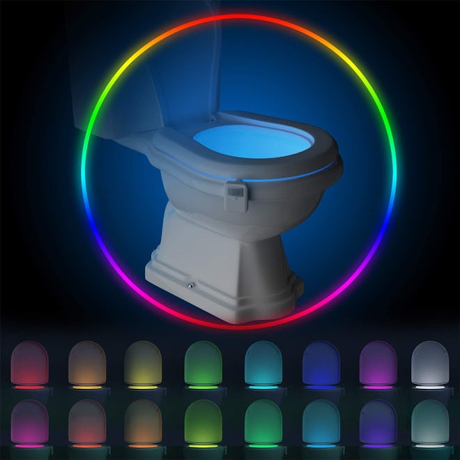 Chunace Rechargeable Toilet Bowl Night Light