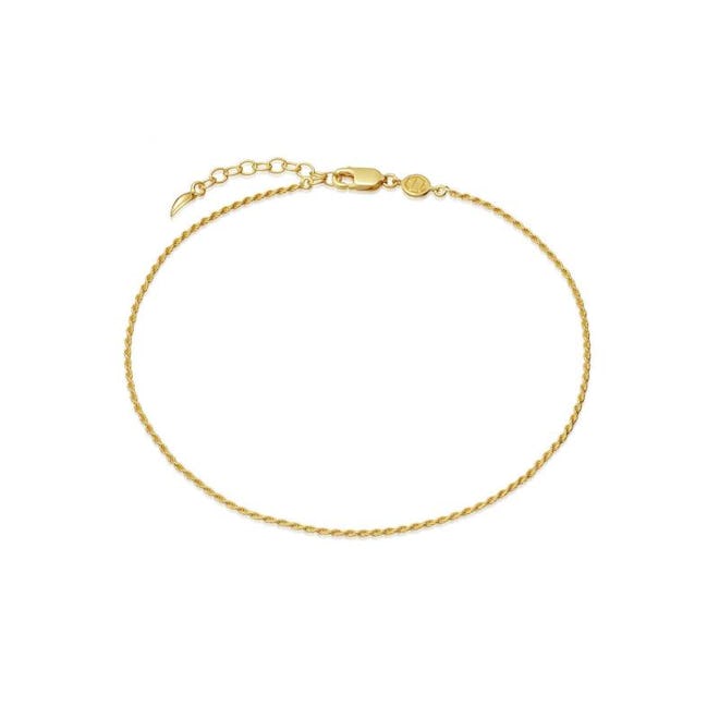 Lucy Williams Gold Rope Anklet