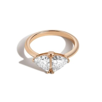DOUBLE TRIANGLE RING