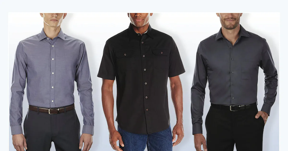 most comfortable dress shirts men Men's Stretch Shirts