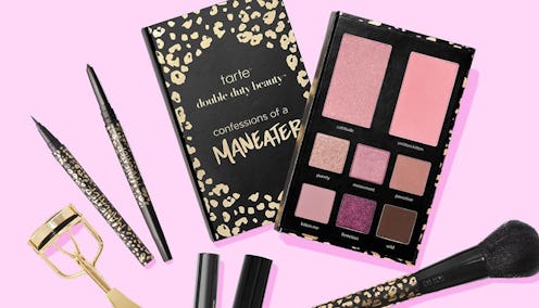 Tarte's Confessions of a Maneater Eye & Cheek Palette alongside other Maneater collection products.