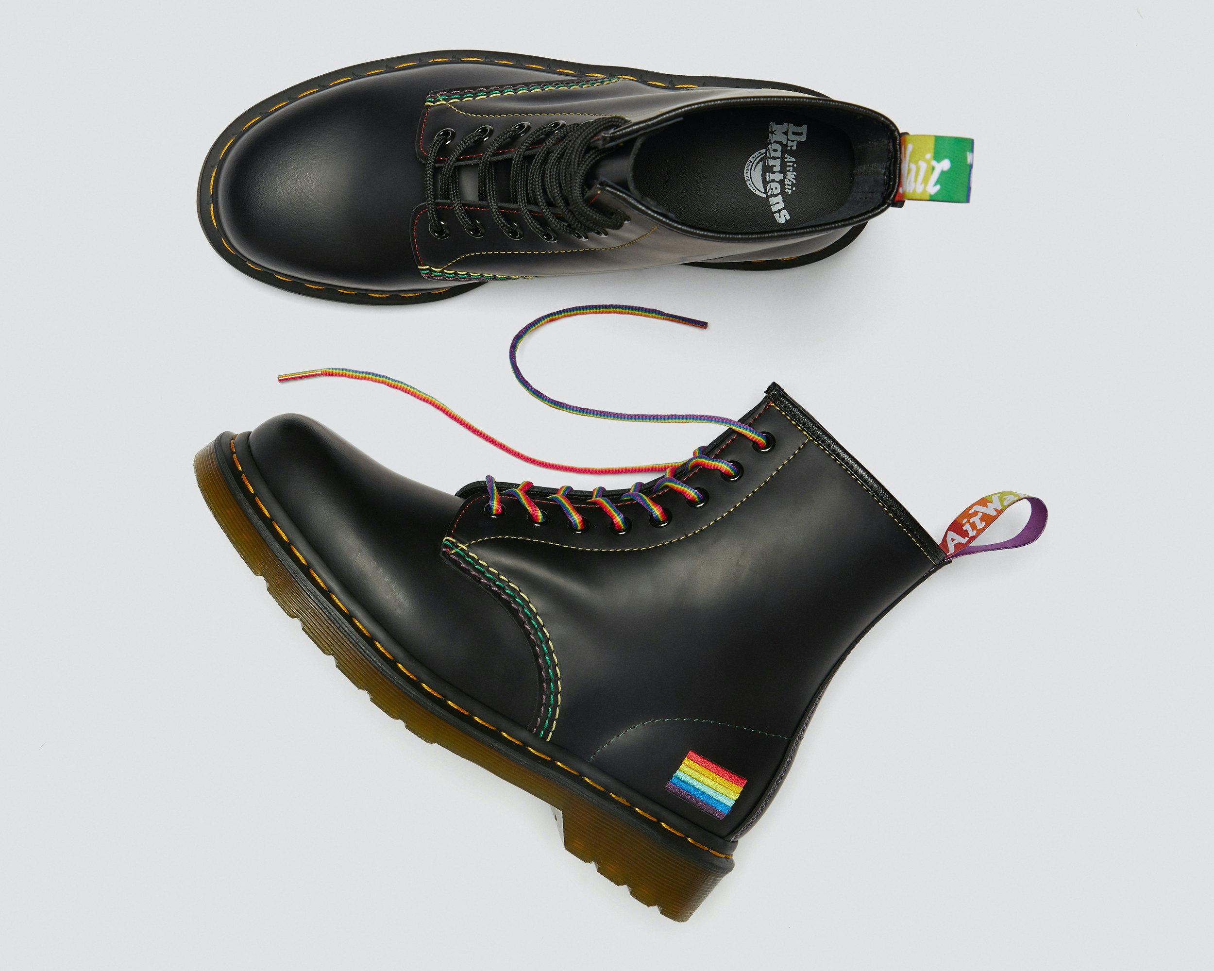 dr martens pride shoes