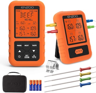 ENZOO Wireless Meat Thermometer With 4 Probes