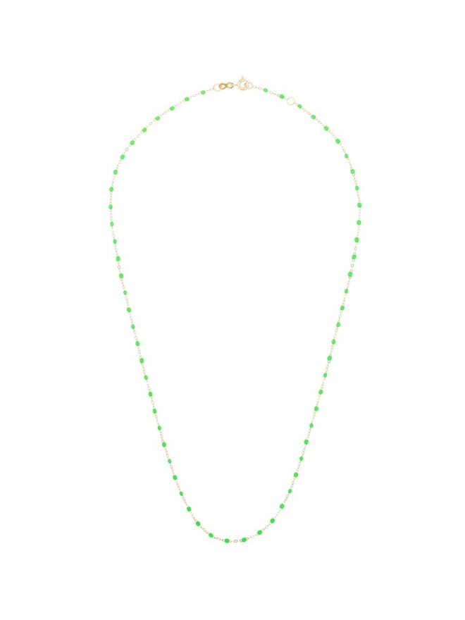 18kt Gold Neon Bead Necklace
