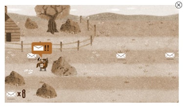 The 14 best Google Doodle games to play include a western-themed game.