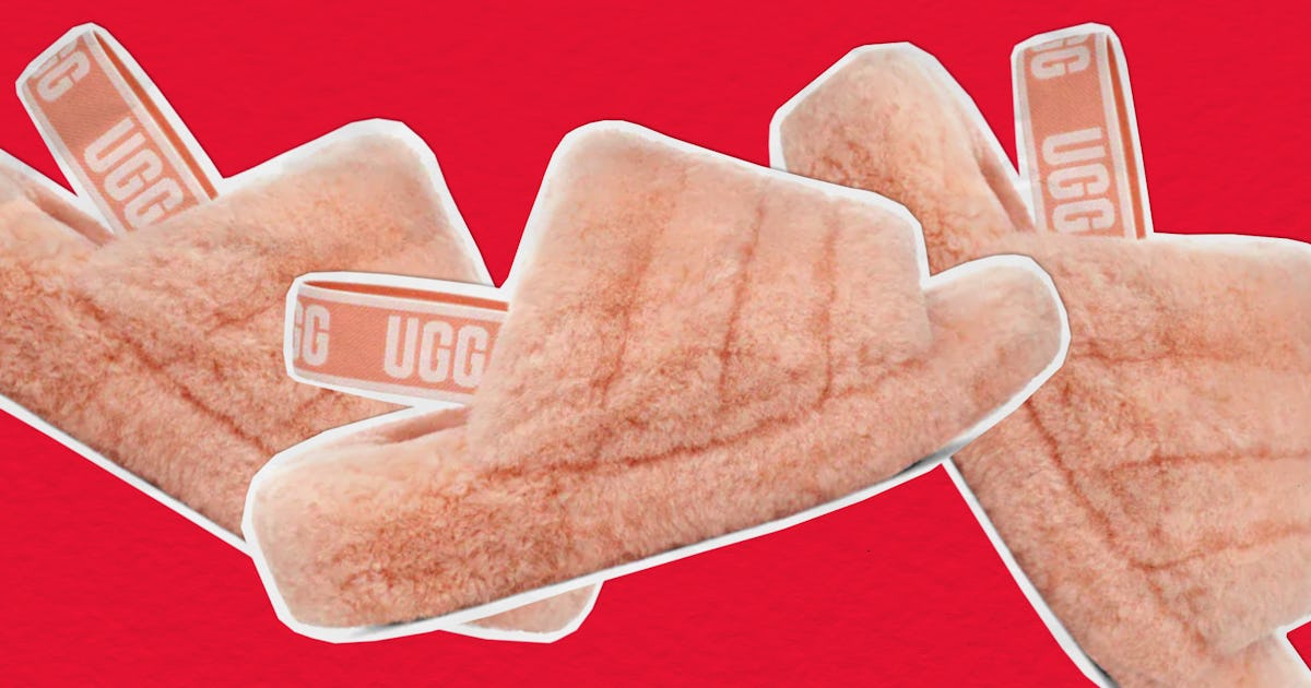 Cute 2025 fuzzy slides