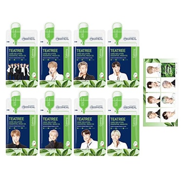 MEDIHEAL [BTS Version] Tea Tree Care Solution Essential Mask EX 24ml 8 Pack