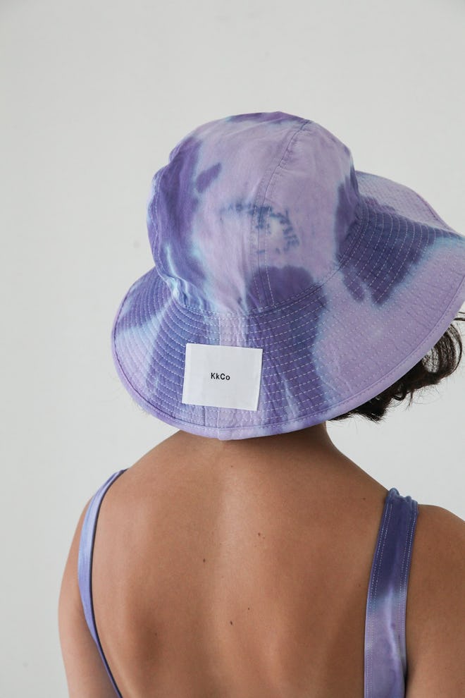 Vacationer Hat in Grape Tie-Dye