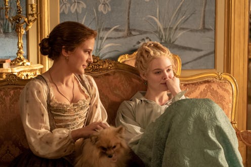 Elle Fanning as Catherine the Great in Hulu's The Great.