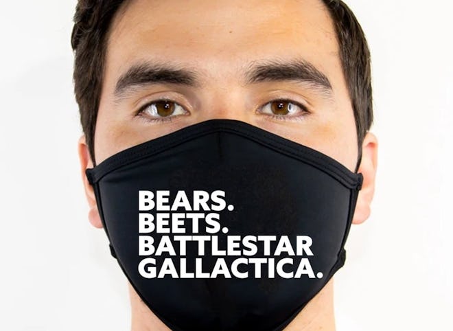 Bears Beets Battlestar Galactica Face Mask