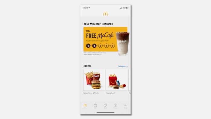 Unfortunately, the McDonald’s app is good