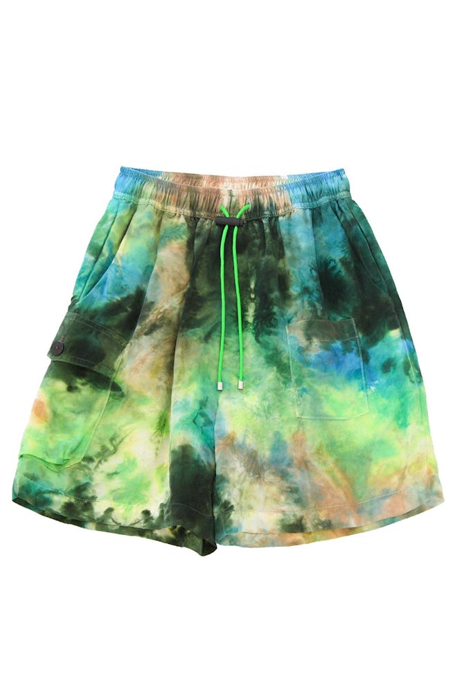 Camp Short in Earth Tie-Dye