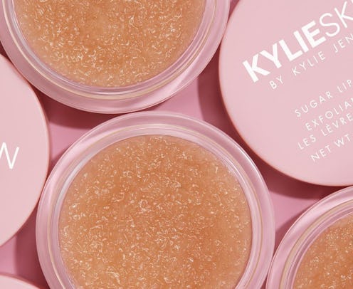 The latest addition to the Kylie Skin lineup is a Sugar Lip Scrub