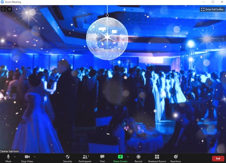 These 14 prom zoom backgrounds are perfect to use when you're celebrating virtually.