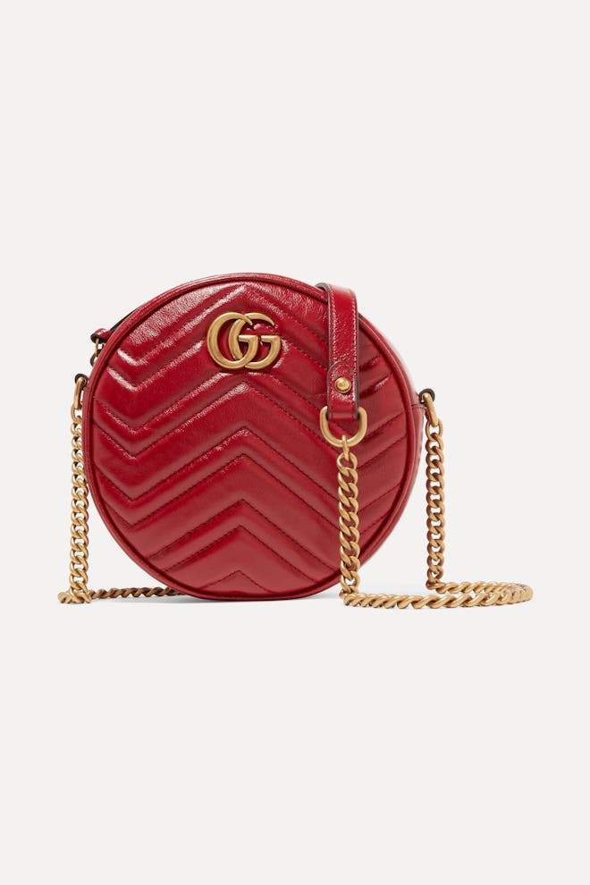 GG Marmont Circle quilted leather shoulder bag