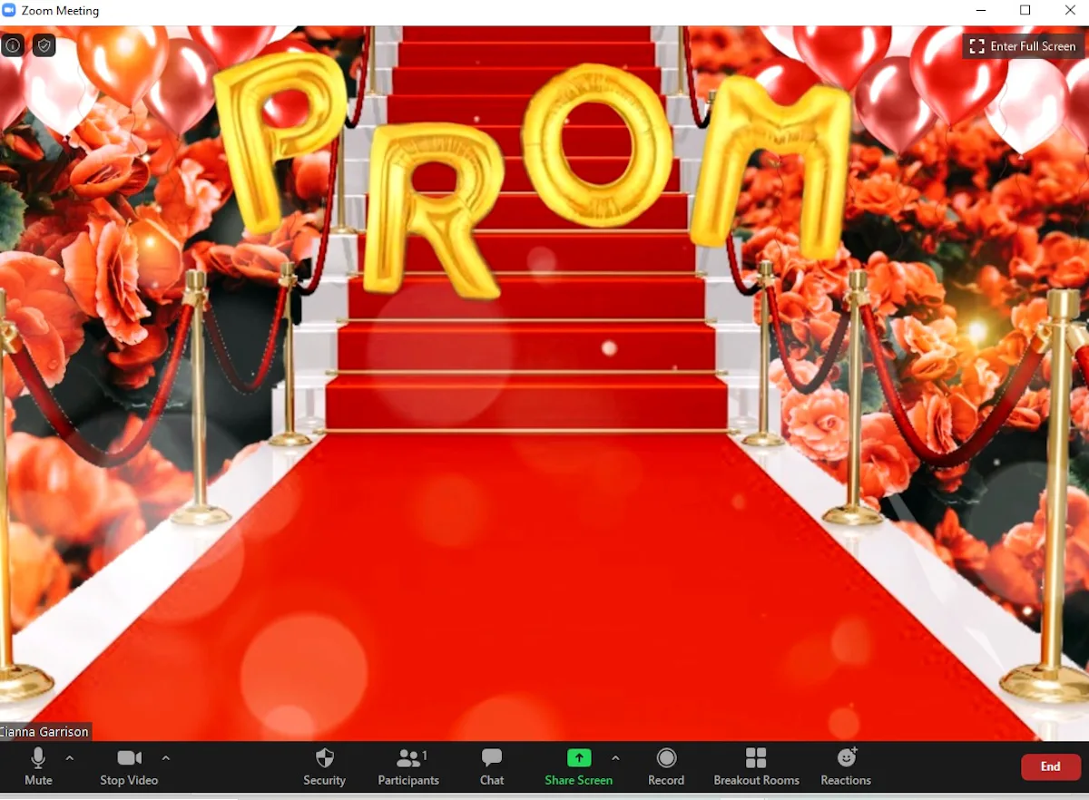 Prom Background For Program 14 Prom Zoom Backgrounds That Will Have You Ready For A Virtual Party
