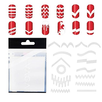 VAGA Nail Decals French Manicure Strips (347 Count)