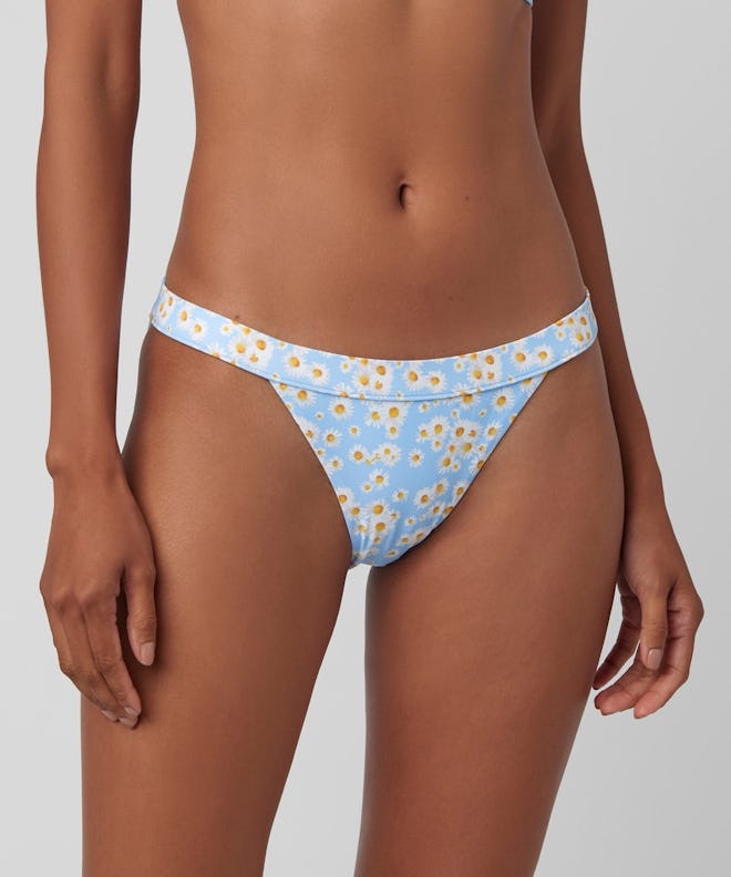 Leila Daisy-Print Bikini Bottom