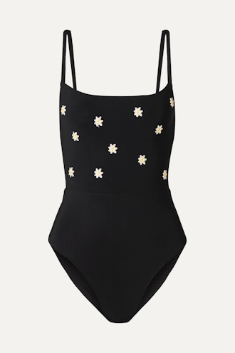 Narcissus Embroidered Swimsuit