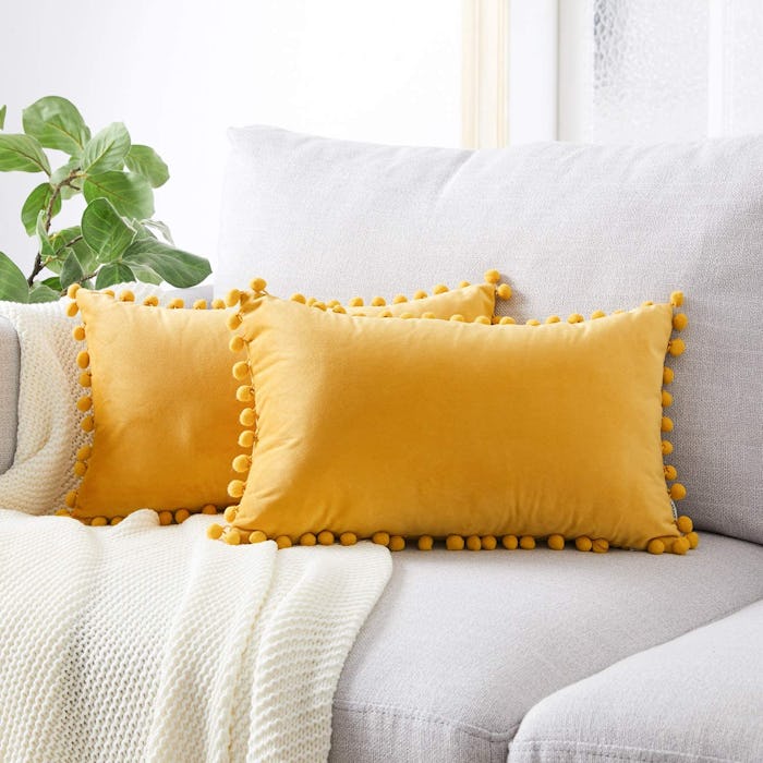 Top Finel Decorative Throw Pillow Covers (Set of 2)