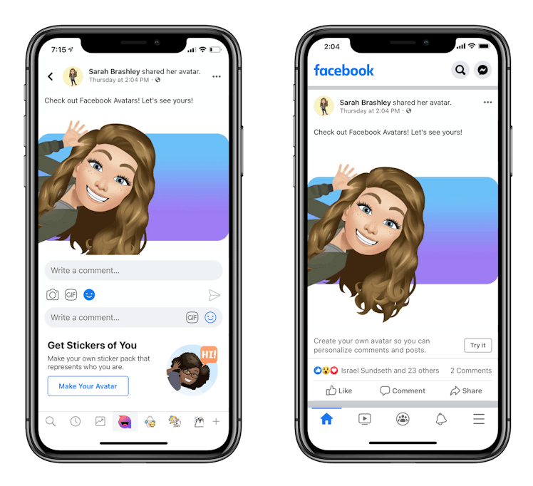  Here's how to create a Facebook Avatar to get animated.  View 