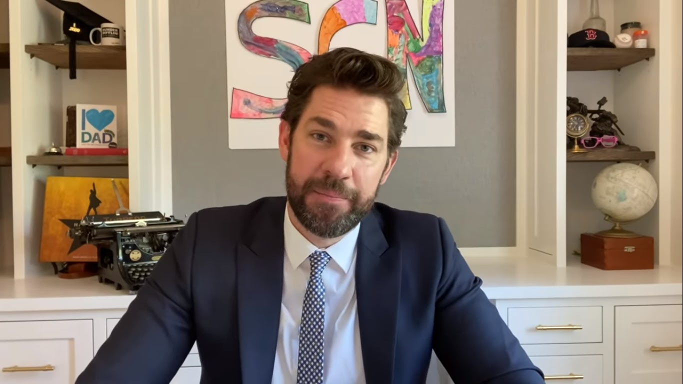 John Krasinski ended Some Good News