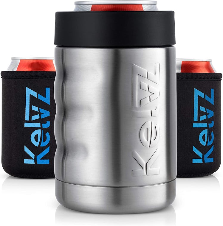 KelvZ Finger Grip Insulated Can Cooler 