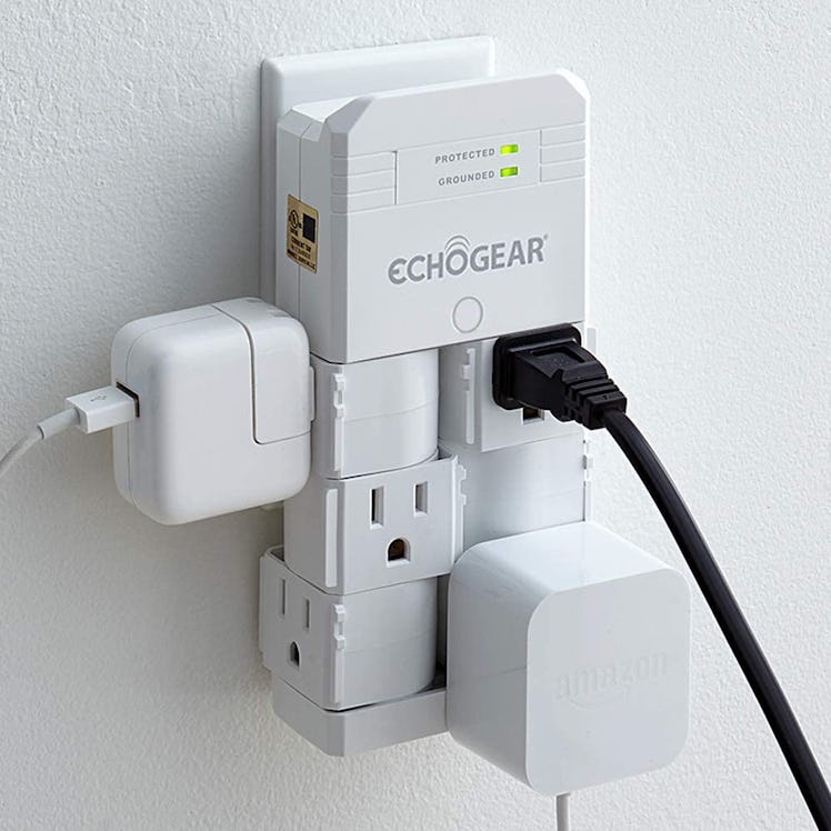 ECHOGEAR On-Wall Surge Protector with 6 Outlets