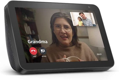 You can send a virtual hug and have video calls with family through Amazon's Alexa and Echo devices.
