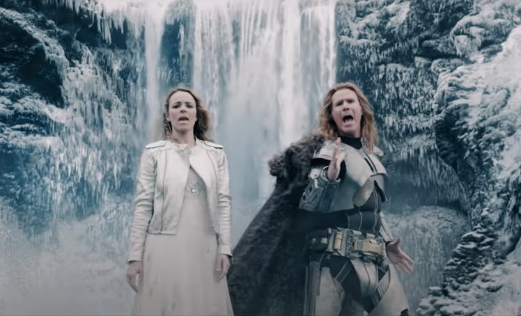 Rechal McAdams and Will Ferrell's song "Volcano Man" for Netflix's 'Eurovision' movie is a wild paro...