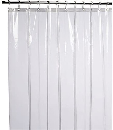 LiBa Mildew Resistant Antimicrobial Shower Curtain Liner