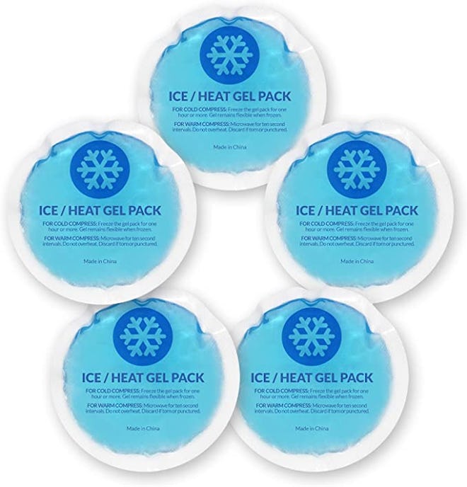EverOne Round Reusable Gel Ice Pack (5-Pack)