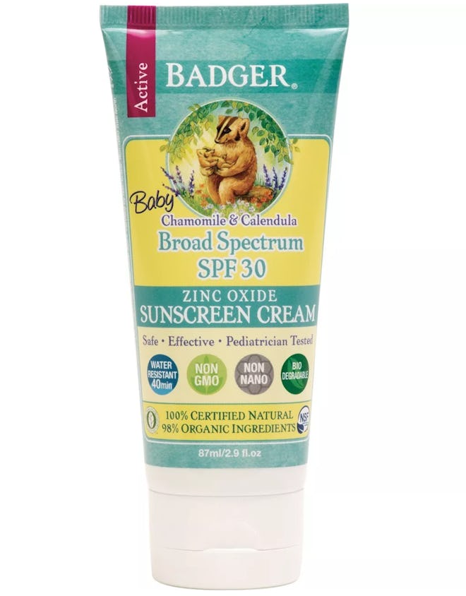 Badger Baby Sunscreen Cream, SPF 30 - 2.9oz