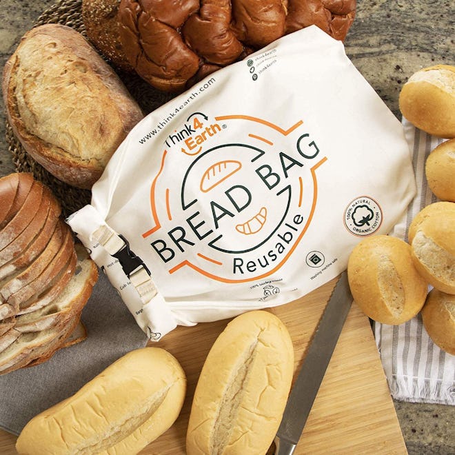 Think4Earth Organic Cotton Reusable Bread Bag
