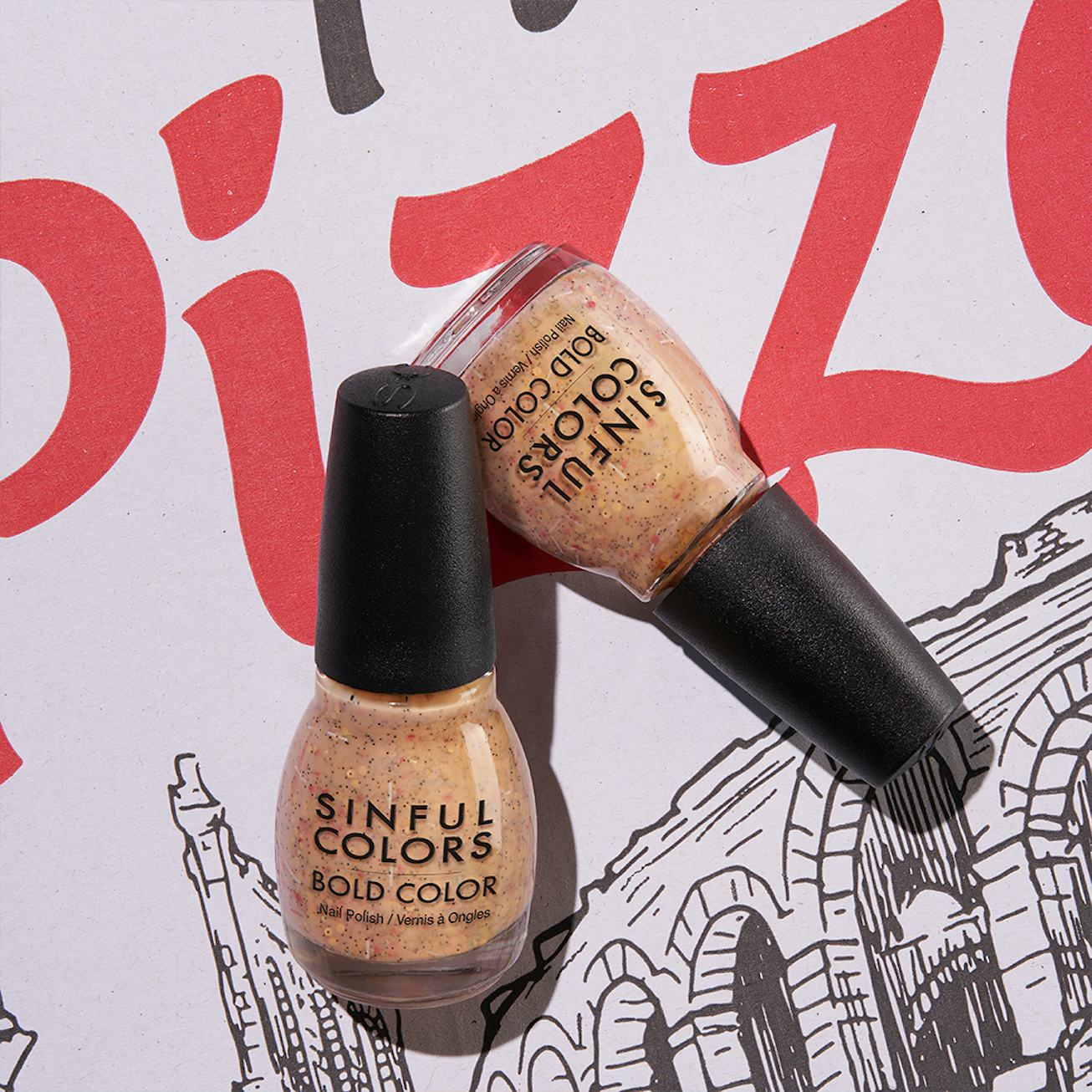 Pizza-inspired SinfulColors Sweet and Salty Nail Polish