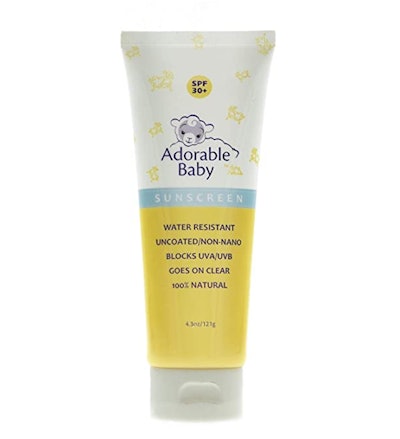 Adorable Baby By Loving Naturals All Natural Sunscreen SPF 30+, 4.3 oz