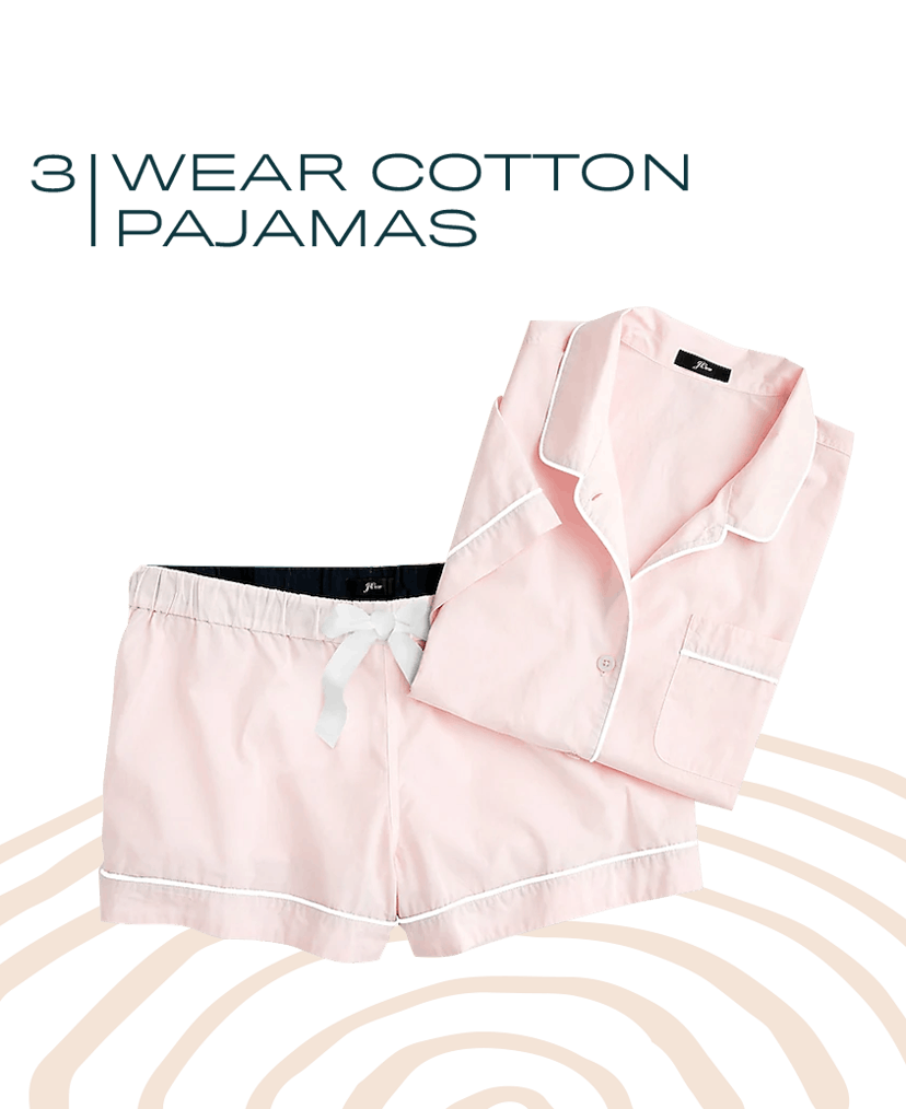 Short-Sleeve Pajama Set in End-on-End Cotton