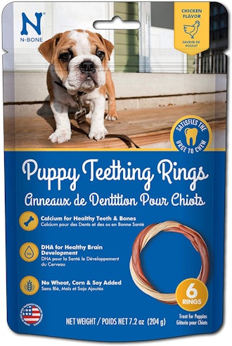 N-Bone Puppy Teething Rings (7.2 Ounces, 6 Rings) 