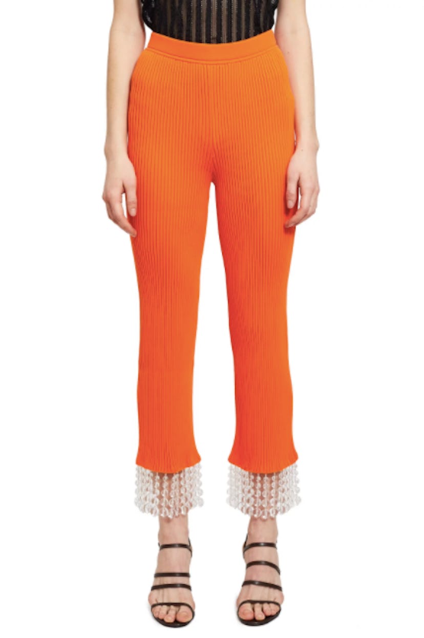 BEADED KNIT PANT